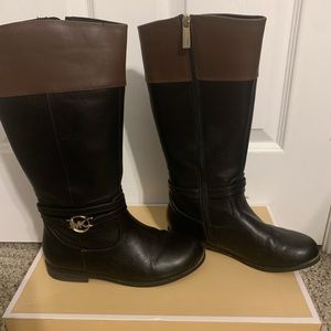 Michael Kors kids boots size 4 Brown/Black excellent condition